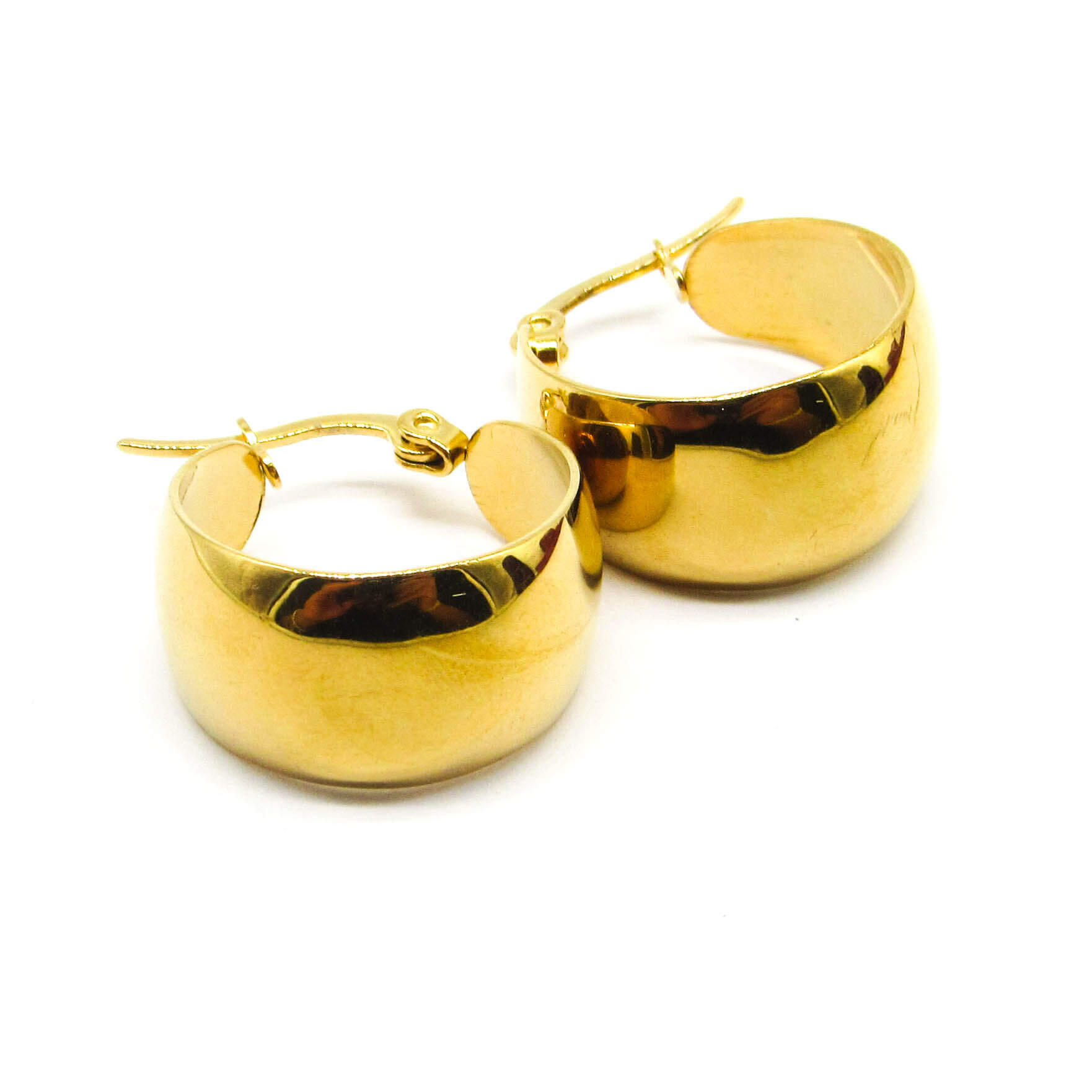 AROS ARGOLLA ANCHA 20MM /ACERO DORADO