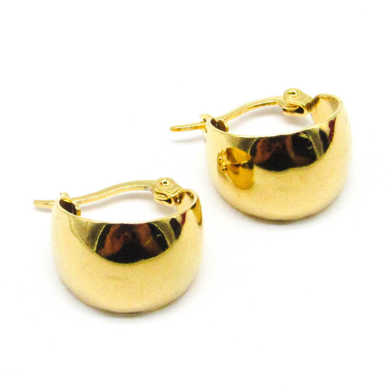 AROS ARGOLLA ANCHA 15MM /ACERO DORADO